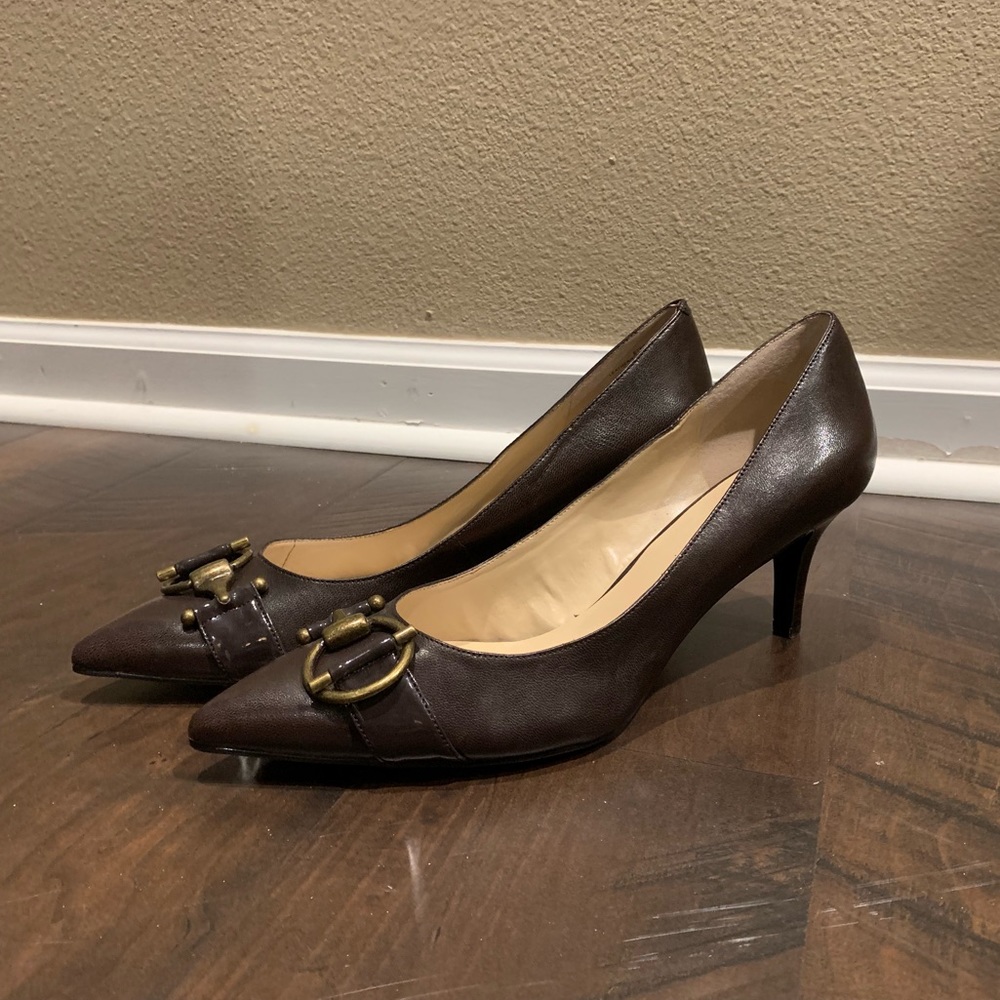 Nine West Brown Pumps